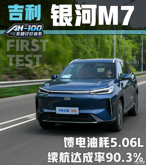 馈电油耗5.06L！吉利银河M7全面首测